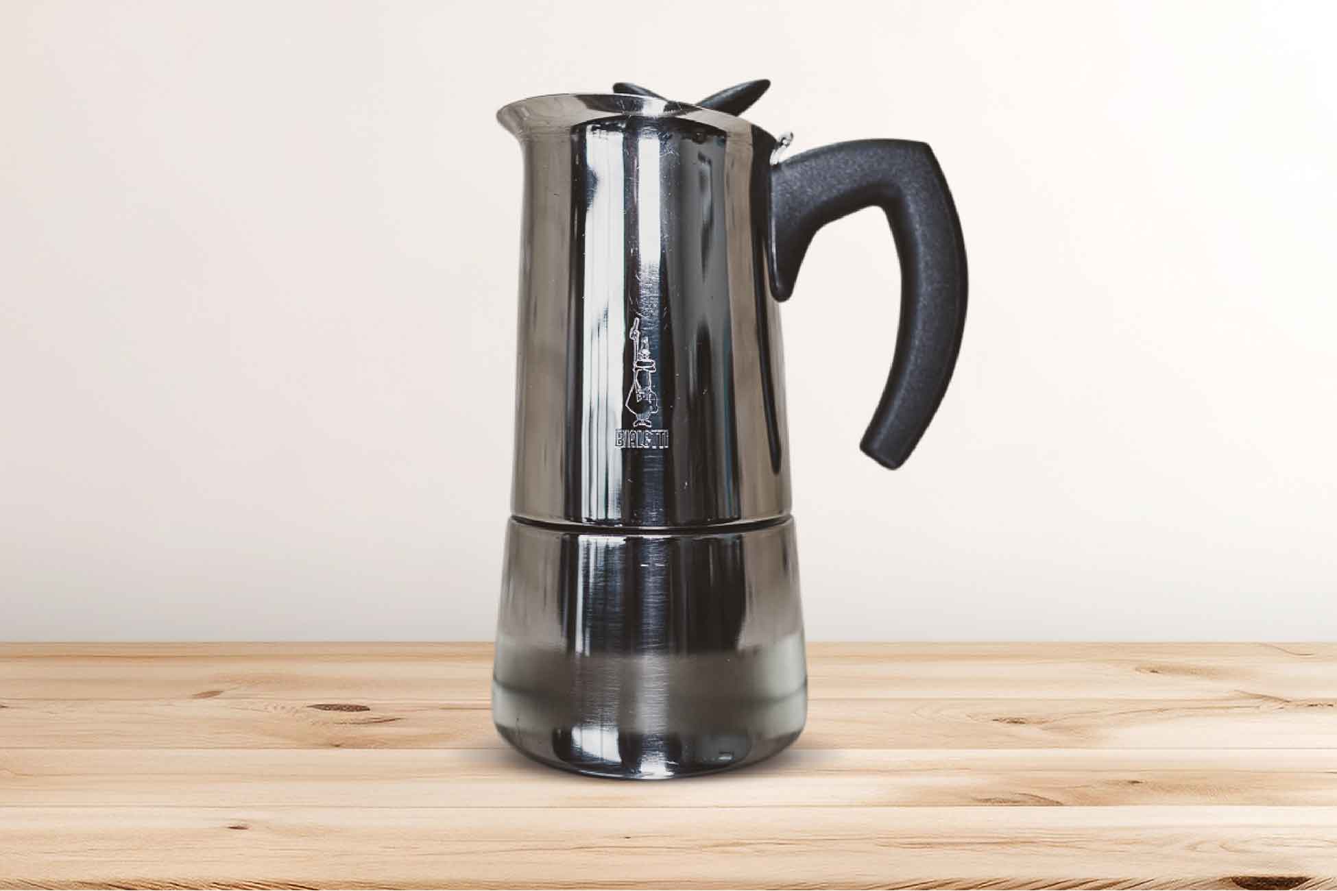 Bialetti Stainless Steel stovetop 10 cup Moka Pot