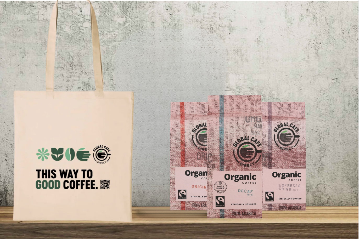 GCD Fairtrade Organic Ground coffee Gift pack