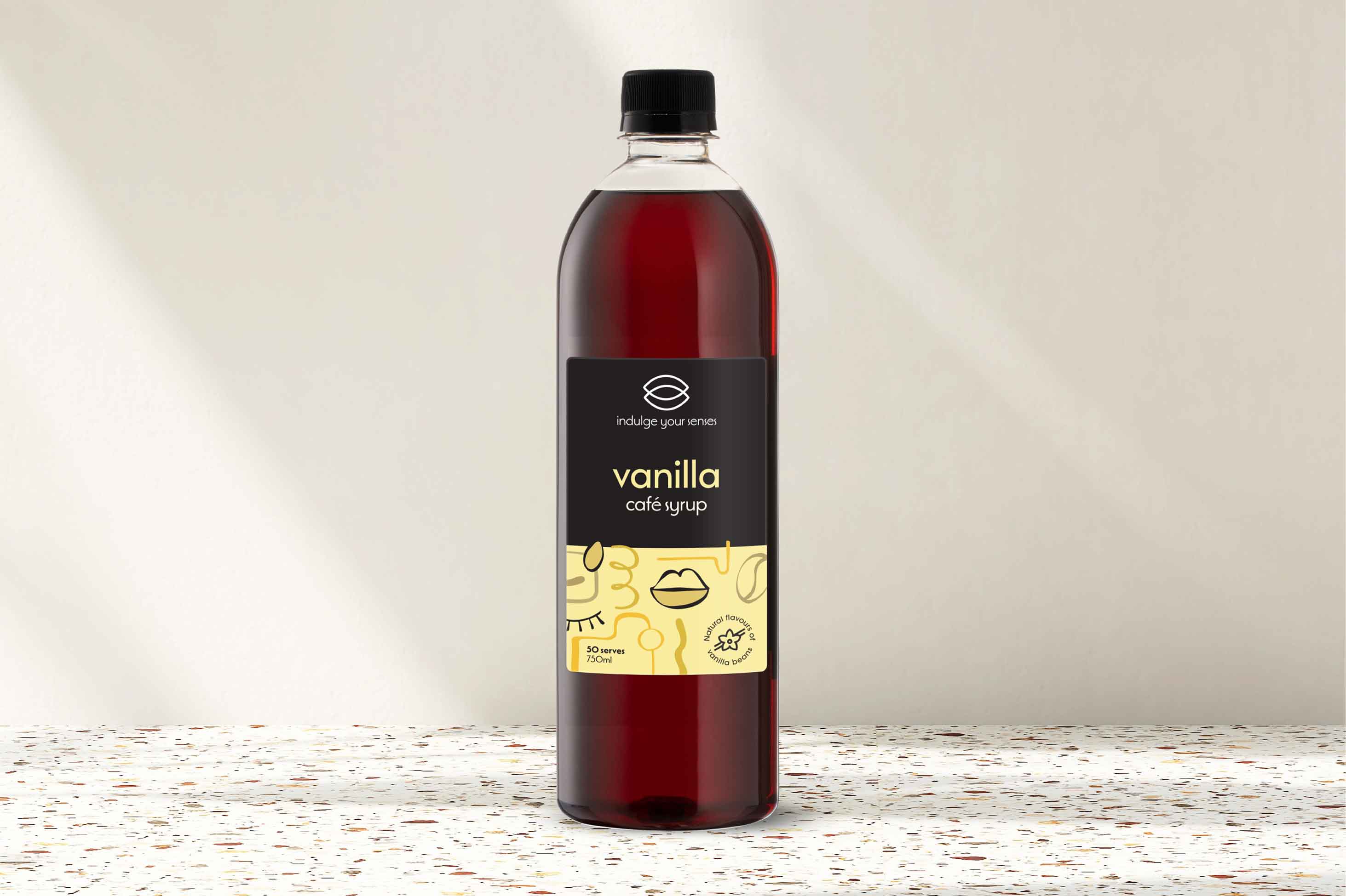 Vanilla Syrup a perfect compliment for your latte or flat white.